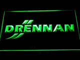 Drennan Fishing Logo LED Neon Sign Electrical - Green - TheLedHeroes