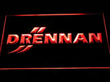 Drennan Fishing Logo LED Neon Sign Electrical - Red - TheLedHeroes