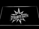 Dynamite Baits Fishing Logo LED Neon Sign USB - White - TheLedHeroes