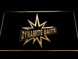 Dynamite Baits Fishing Logo LED Neon Sign USB - Yellow - TheLedHeroes