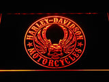 Harley Davidson 6 LED Neon Sign USB - Orange - TheLedHeroes