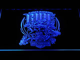 Harley Davidson Ride LED Neon Sign Electrical - Blue - TheLedHeroes