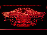 Harley Davidson An American Legend LED Neon Sign USB - Red - TheLedHeroes