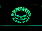 Harley Davidson 4 LED Neon Sign USB - Green - TheLedHeroes