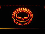 FREE Harley Davidson 4 LED Sign - Orange - TheLedHeroes