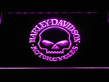 Harley Davidson 4 LED Neon Sign USB - Purple - TheLedHeroes
