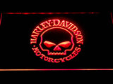 Harley Davidson 4 LED Neon Sign USB - Red - TheLedHeroes