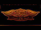 FREE Harley Davidson Queen of the Road LED Sign - Yellow - TheLedHeroes