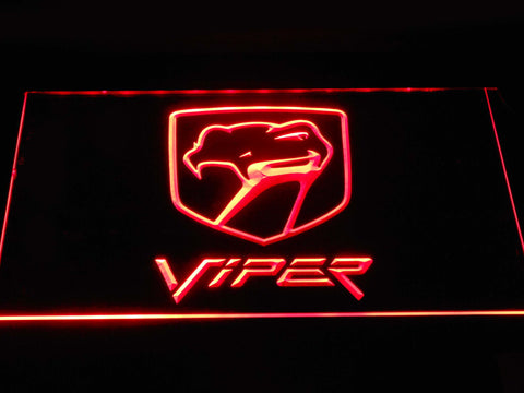 FREE Dodge Viper LED Sign - Red - TheLedHeroes