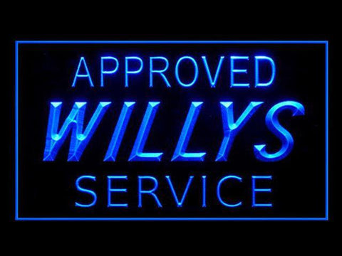 Willys Service LED Neon Sign USB -  - TheLedHeroes