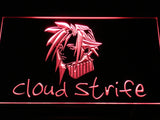 Cloud Strife Final Fantasy 7 LED Sign - Red - TheLedHeroes