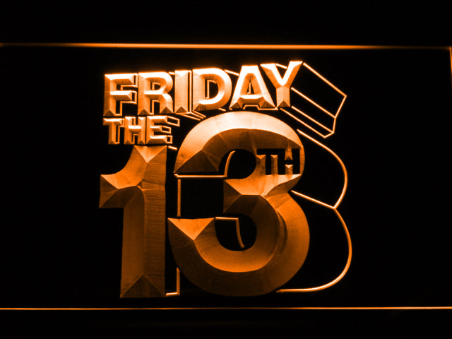 FREE Friday The 13th LED Sign - Orange - TheLedHeroes