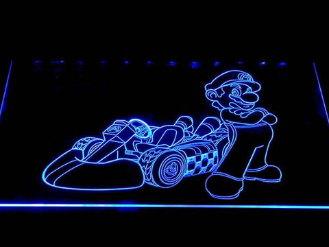 FREE Mario Kart LED Sign - Blue - TheLedHeroes