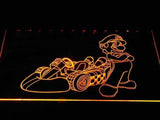 Mario Kart LED Neon Sign USB - Yellow - TheLedHeroes