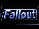 FREE Fallout LED Sign - White - TheLedHeroes