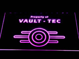Fallout Vault-Tec LED Neon Sign Electrical - Purple - TheLedHeroes