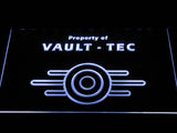 Fallout Vault-Tec LED Neon Sign Electrical - White - TheLedHeroes