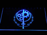 Fallout Brotherhood of Steel LED Neon Sign USB - Blue - TheLedHeroes