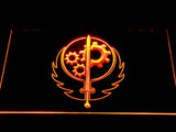 Fallout Brotherhood of Steel LED Neon Sign USB - Orange - TheLedHeroes