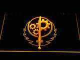 Fallout Brotherhood of Steel LED Neon Sign USB - Yellow - TheLedHeroes