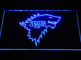 Game of Thrones Stark (2) LED Neon Sign USB - Blue - TheLedHeroes