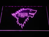Game of Thrones Stark (2) LED Neon Sign USB - Purple - TheLedHeroes