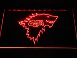Game of Thrones Stark (2) LED Neon Sign USB - Red - TheLedHeroes