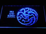 Game of Thrones Targaryen LED Neon Sign Electrical - Blue - TheLedHeroes