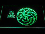 Game of Thrones Targaryen LED Neon Sign Electrical - Green - TheLedHeroes