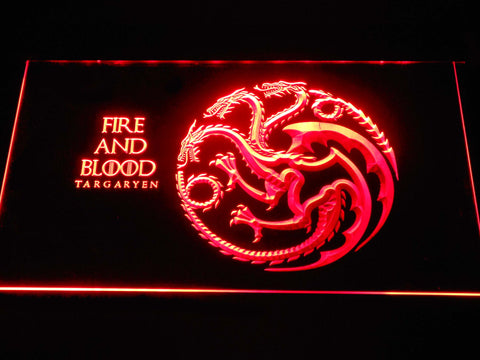 Game of Thrones Targaryen LED Sign - Normal Size (12x8in) - TheLedHeroes