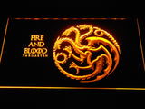 Game of Thrones Targaryen LED Neon Sign Electrical - Yellow - TheLedHeroes