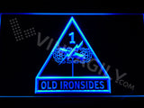 Old Ironsides LED Sign - Blue - TheLedHeroes