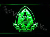 1st Battalion 2nd Marines LED Neon Sign USB - Green - TheLedHeroes