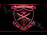 1st Battalion 5th Marines LED Neon Sign Electrical - Red - TheLedHeroes