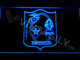 1st Battalion 6th Marines LED Neon Sign USB - Blue - TheLedHeroes