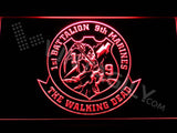 1st Battalion 9th Marines LED Neon Sign USB - Red - TheLedHeroes