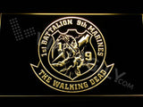 1st Battalion 9th Marines LED Neon Sign USB - Yellow - TheLedHeroes