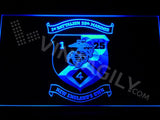 1st Battalion 25th Marines LED Neon Sign USB - Blue - TheLedHeroes