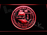 1st Infantry Division Operation Iraqi LED Sign - Red - TheLedHeroes