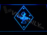 1st Tank Battalion LED Sign - Blue - TheLedHeroes