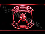 2nd Battalion 1st Marines LED Neon Sign Electrical - Red - TheLedHeroes