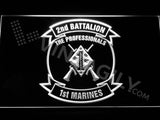 2nd Battalion 1st Marines LED Neon Sign Electrical - White - TheLedHeroes