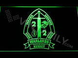 2nd Battalion 2nd Marines LED Neon Sign USB - Green - TheLedHeroes