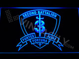 FREE 2nd Battalion 3rd Marines LED Sign - Blue - TheLedHeroes