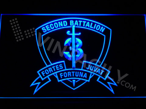 2nd Battalion 3rd Marines LED Sign - Yellow - TheLedHeroes