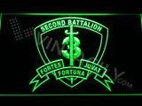 FREE 2nd Battalion 3rd Marines LED Sign - Green - TheLedHeroes