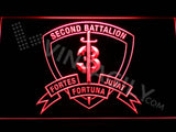 FREE 2nd Battalion 3rd Marines LED Sign - Red - TheLedHeroes