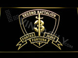 FREE 2nd Battalion 3rd Marines LED Sign - Yellow - TheLedHeroes