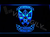 2nd Battalion 5th Marines LED Neon Sign Electrical - Blue - TheLedHeroes