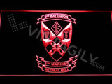 2nd Battalion 5th Marines LED Neon Sign USB - Red - TheLedHeroes